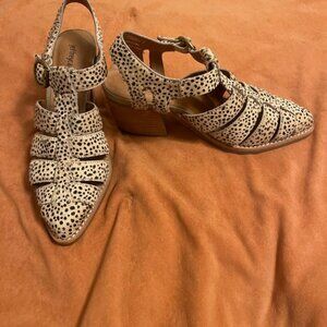 Jeffrey Campbell Angora calf hair booties size 7